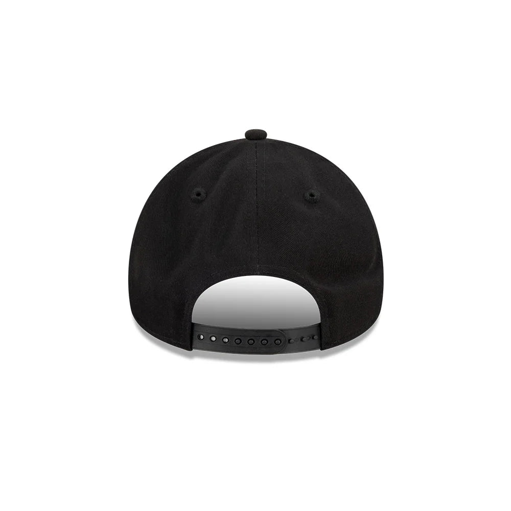 LA Lakers Hat - Black Passionfruit 9Forty A-Frame NBA Snapback Cap - New Era
